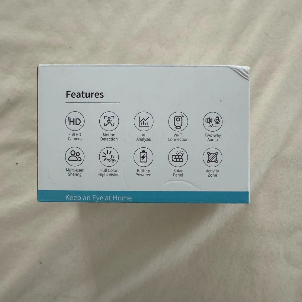 Wireless Security Camera with Solar Panel - BRAND NEW